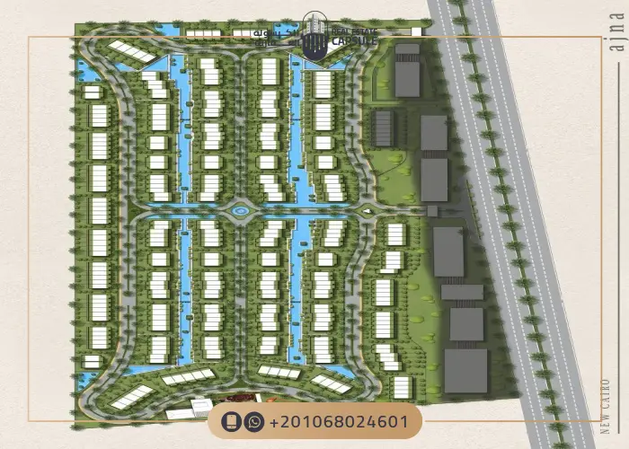 تصميم كمبوند ايست فيل القاهرة الجديدة