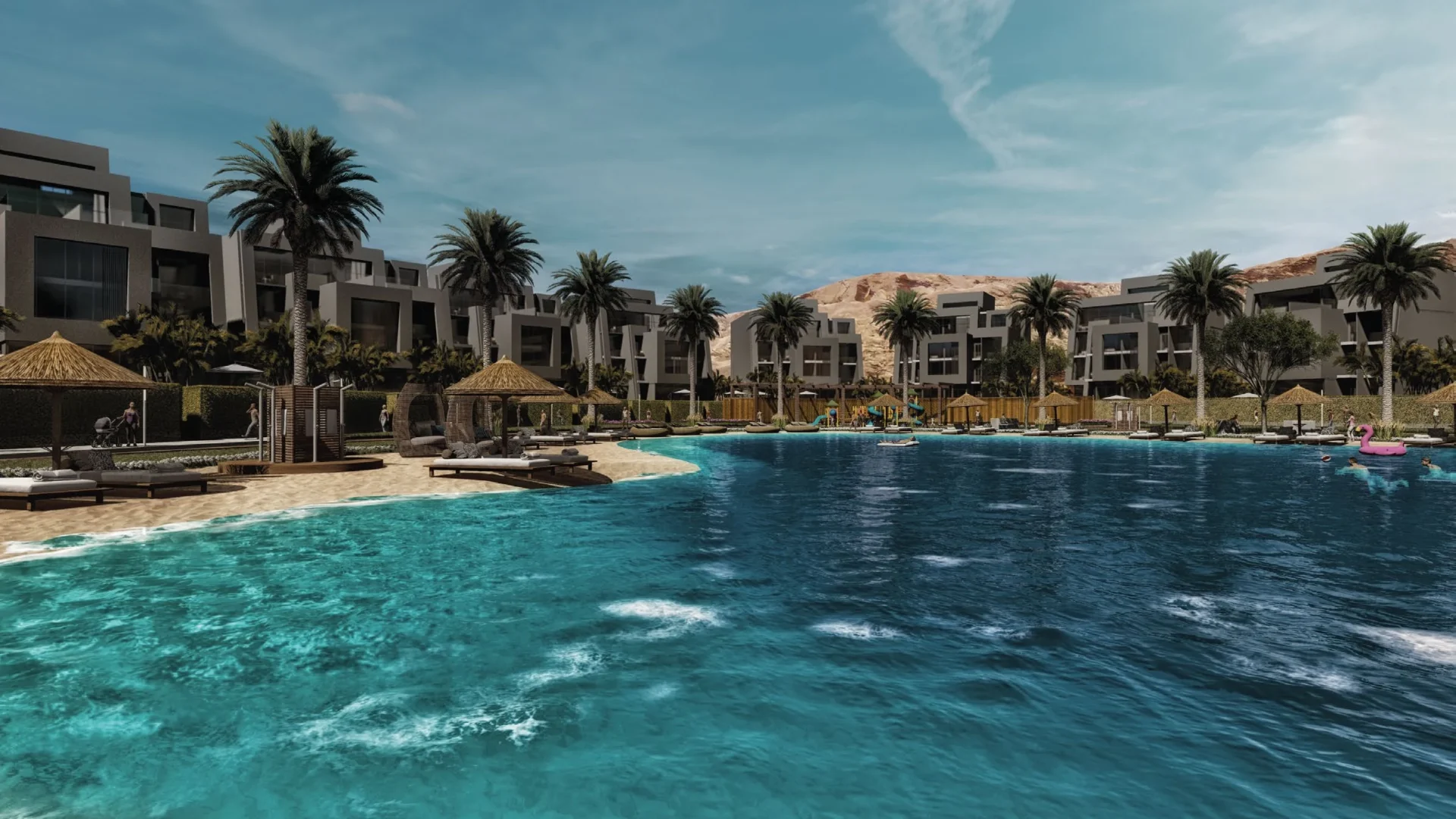 شواطي سكاي سيتي الجلالة