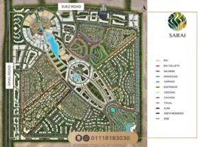 كمبوند سراي القاهرة الجديدة Sarai New Cairo بدون مقدم — لقطة من معرض المشروع 3