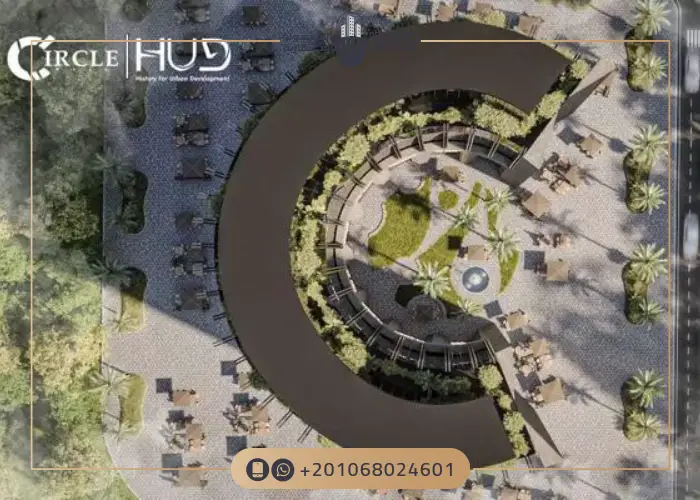 تصميم مول سيركل العاصمة الادارية