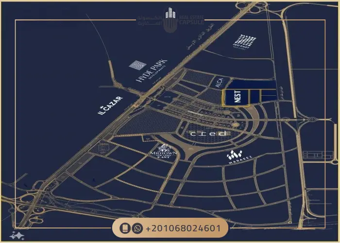 موقع كمبوند الكا التجمع السادس