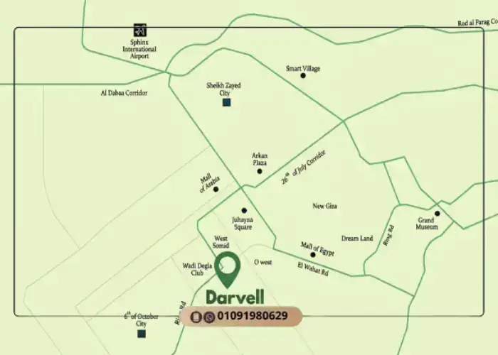 Darvell Residence Compound location