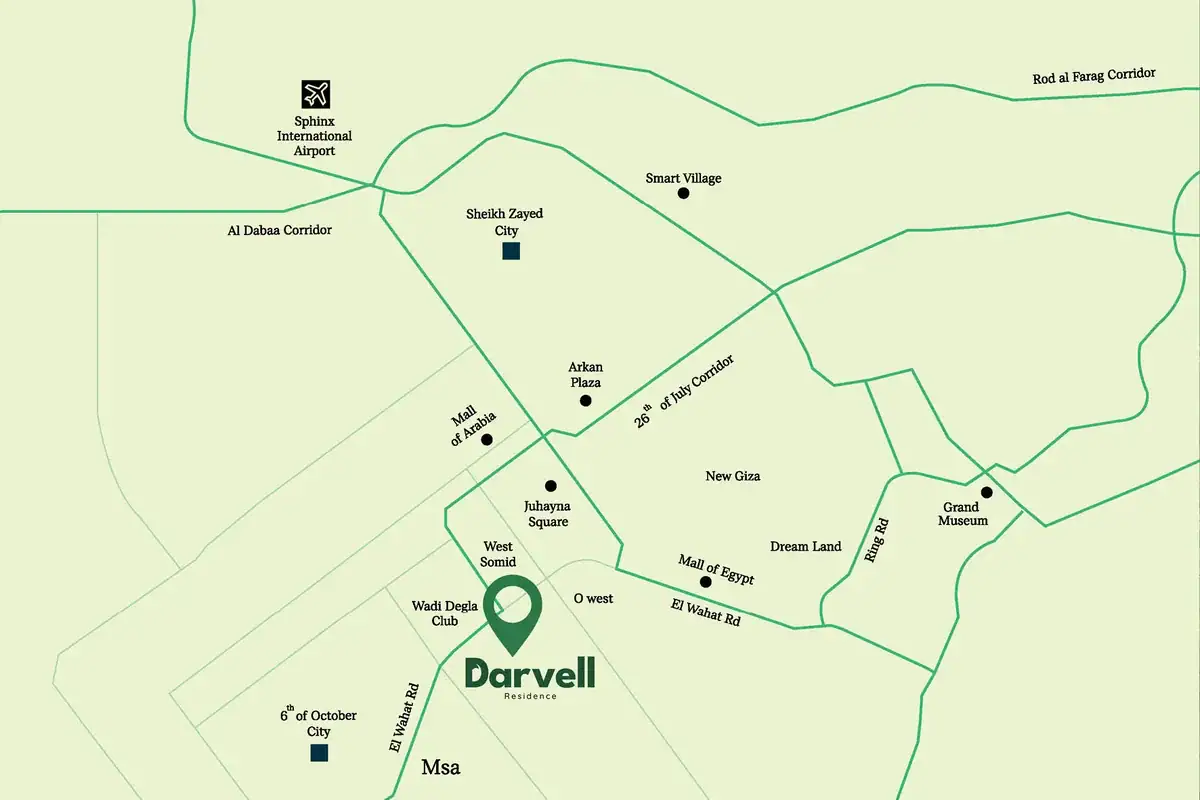 Darvell Residence Compound location