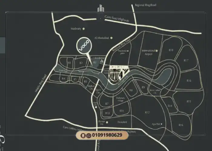 موقع مول فوكو العاصمة الادارية