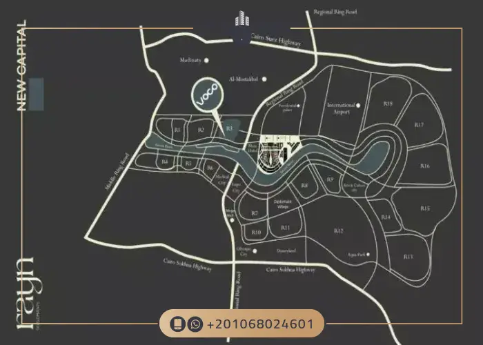 موقع مول فوكو العاصمة الادارية