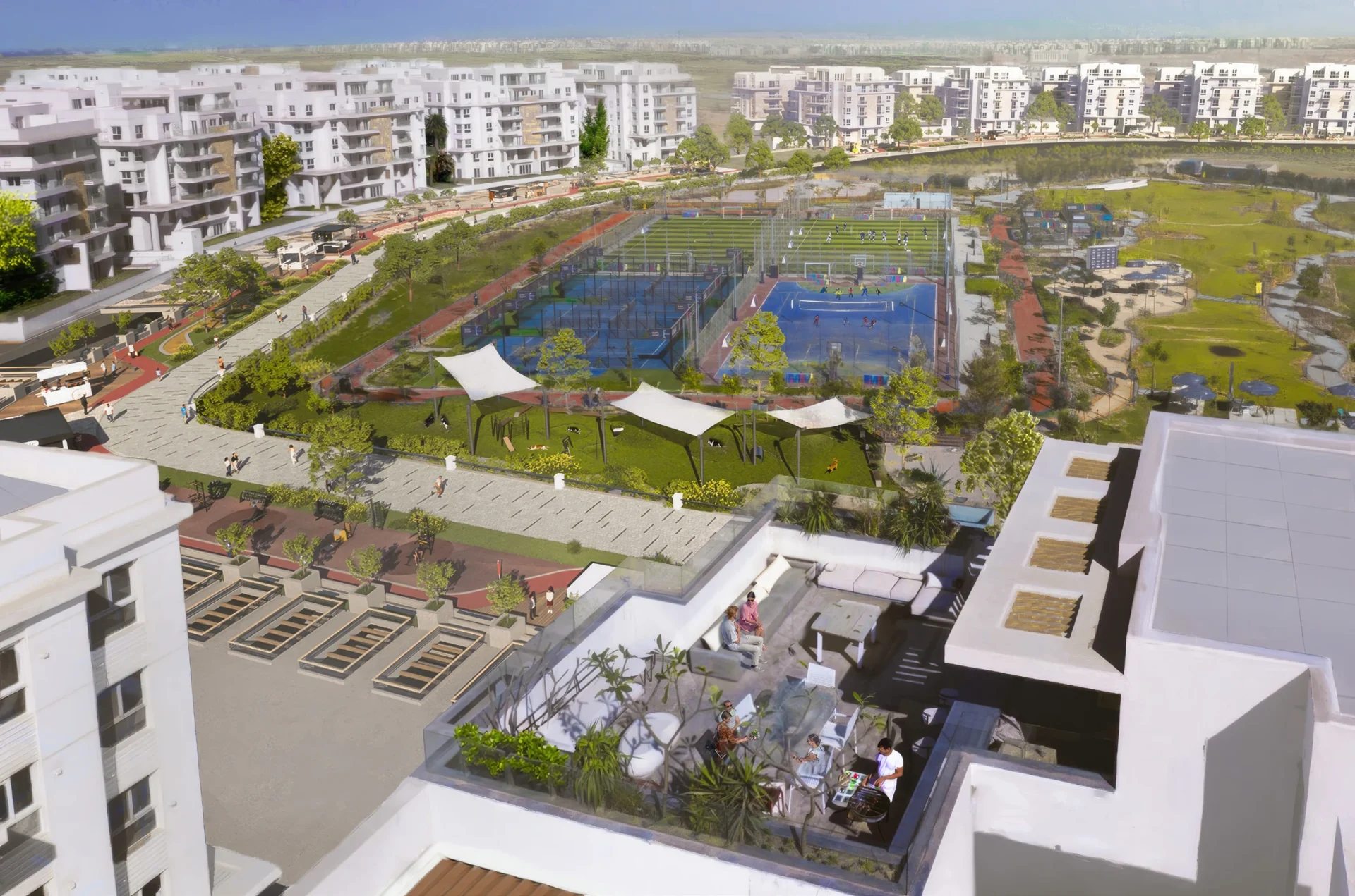 mountain view icity october خدمات ومرافق كمبوند ماونتن فيو اي سيتي أكتوبر