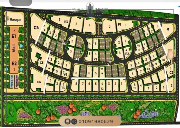 Sarayat El Kattameya Compound Master Plan