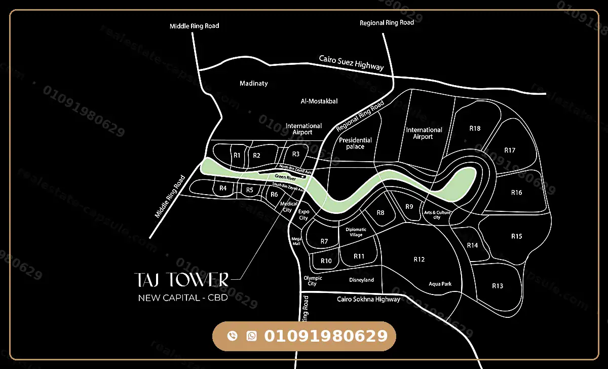 Taj Tower New Capital location