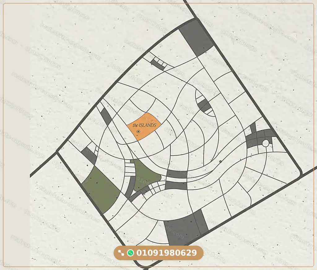 The Islands New Capital location map