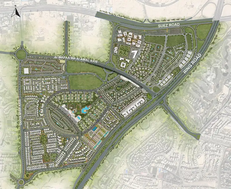 Taj City New Cairo Masterplan