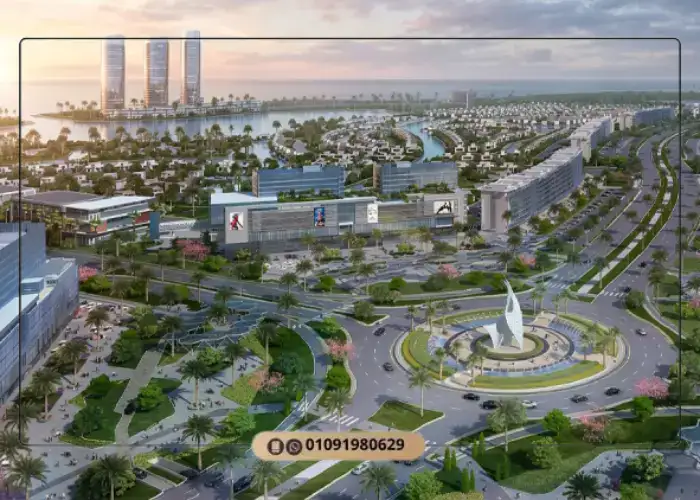 خدمات ومرافق مشروع داون تاون العلمين الجديدة