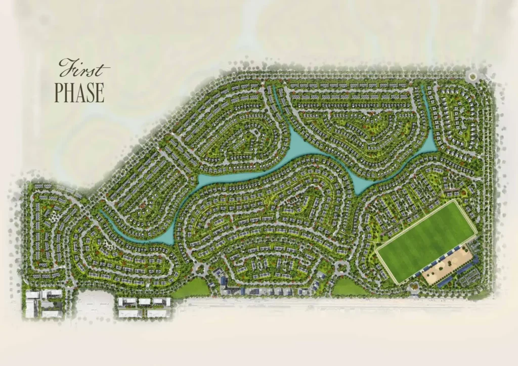 Master Plan of Kingsway Mountain View Compound, 6th of October