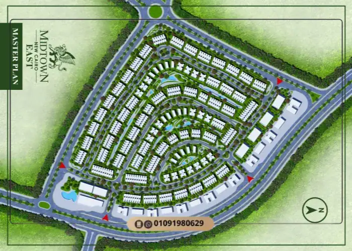 أسعار كمبوند ميدتاون التجمع السادس MIDTOWN NEW CAIRO 10 ماستر بلان كمبوند ميدتاون ايست التجمع السادس