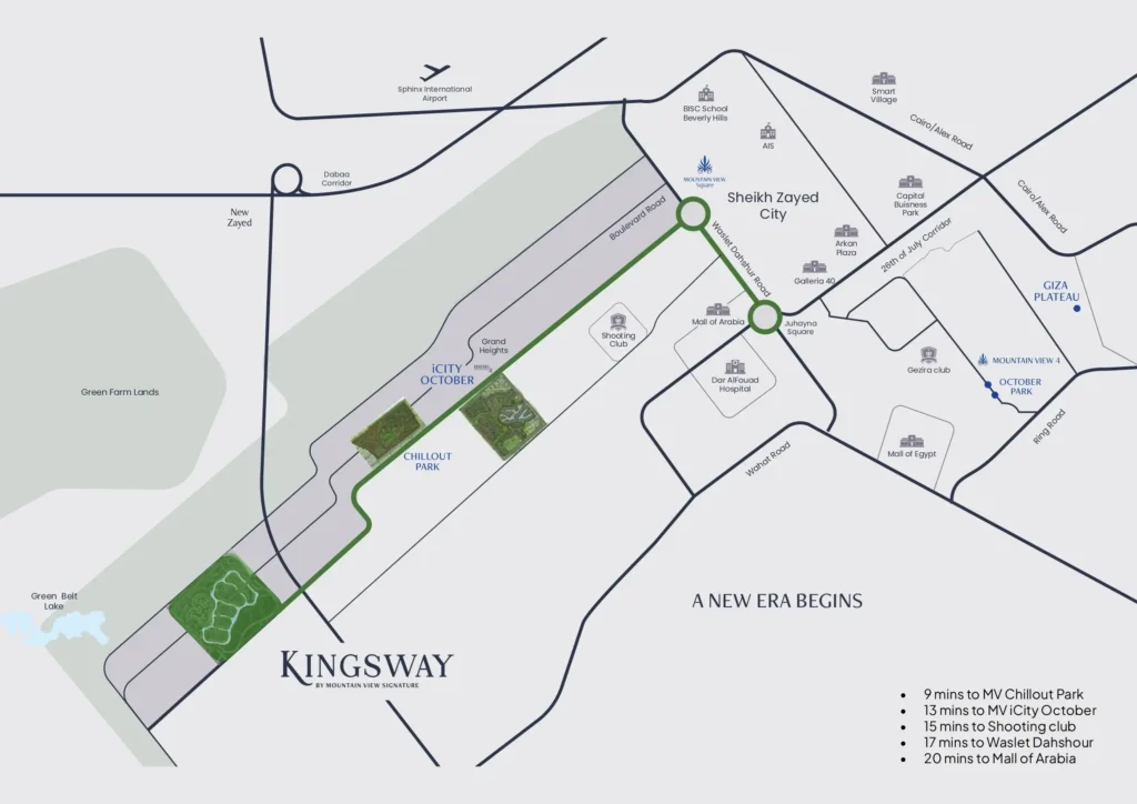 Kingsway Mountain View Compound Location
