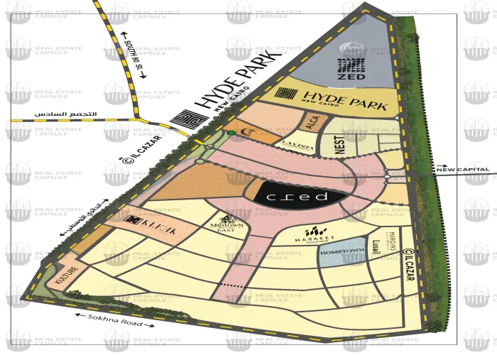 مشاريع التجمع السادس
