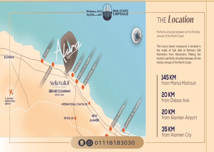 تفاصيل وأسعار قرية الورا الساحل الشمالي Alura North Coast