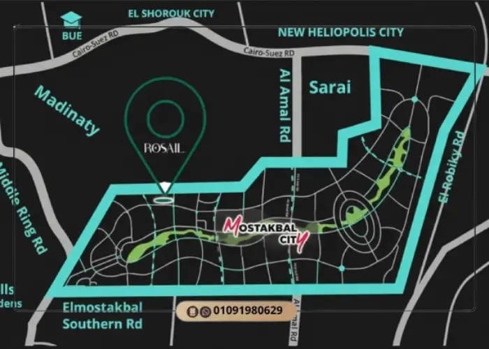 كمبوند روسيل المستقبل سيتي rosail al mostakbal عيوب ومميزات 6 موقع مشروع rosail al mostakbal