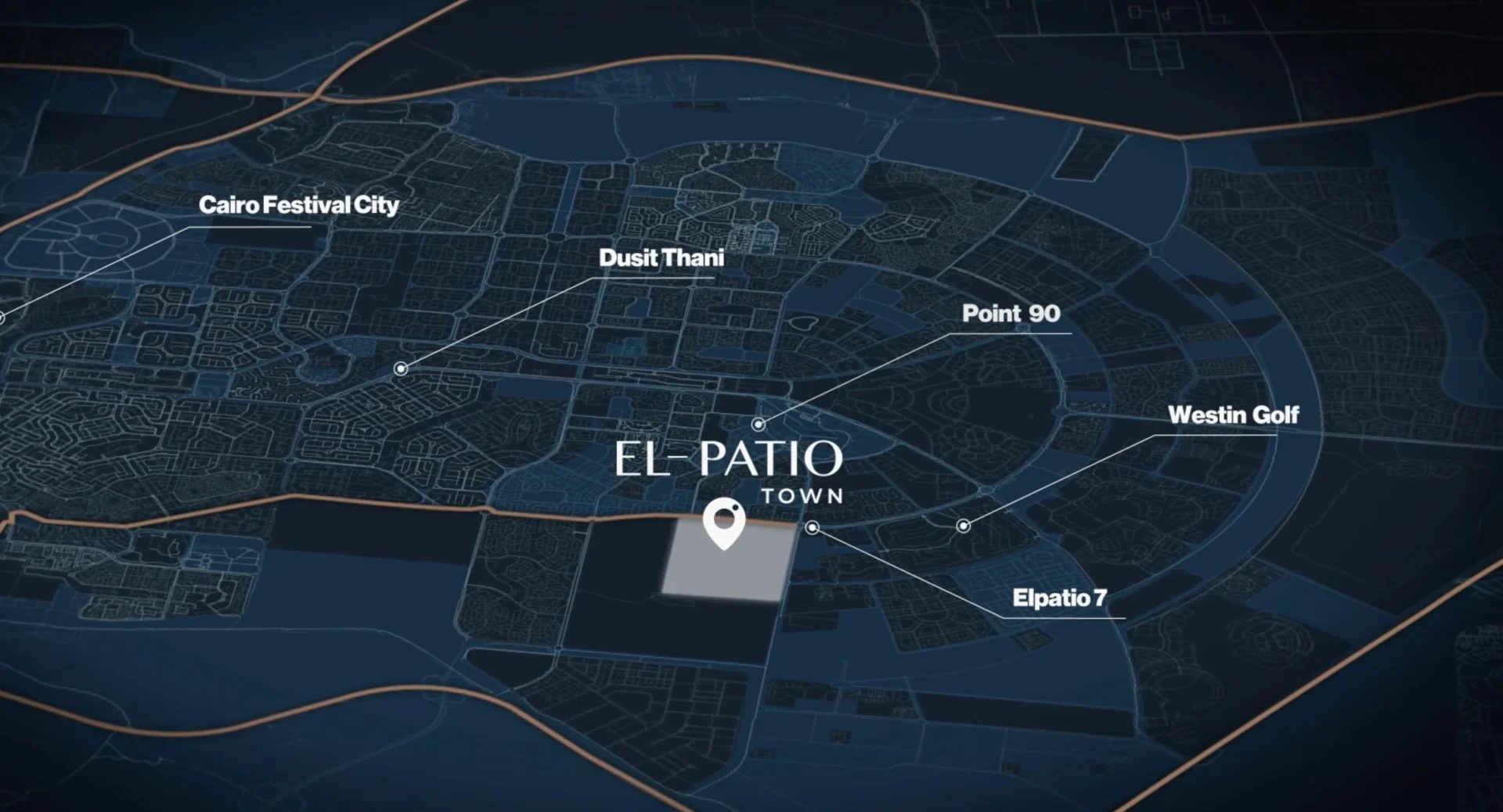 موقع كمبوند الباتيو تاون El Patio Town