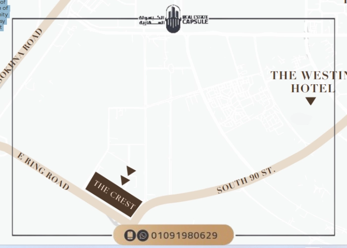 Compound The Crest New Cairo موقع