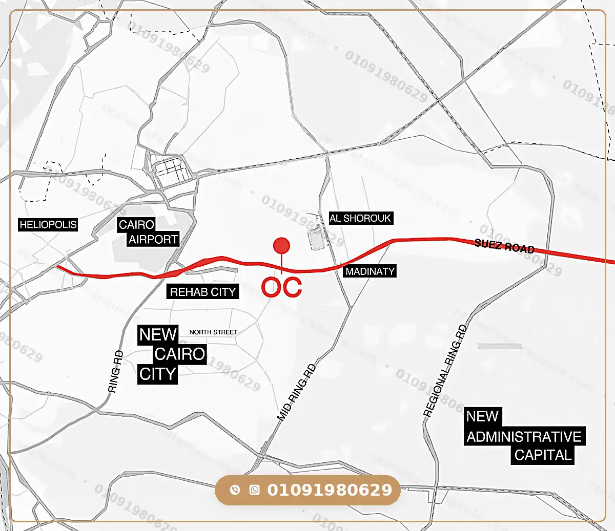 OC Mall Location