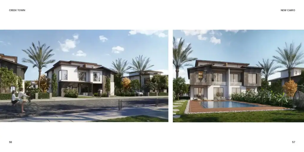 Twin Houses in Creek Town Compound
