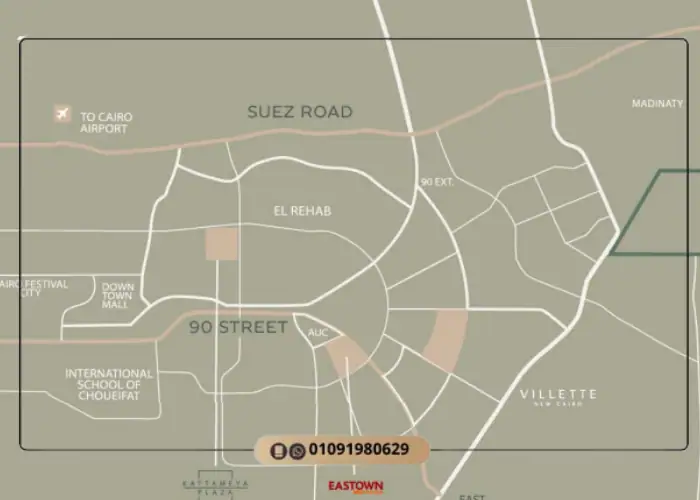 موقع مشروع سوديك ايست فالي 