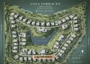 كمبوند جيزة تيراسيز زايد الجديدة Compound Giza Terraces New Zayed