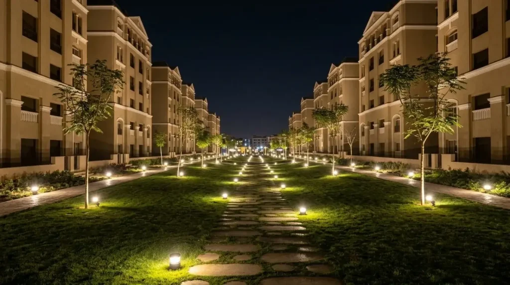 Landscaping at Rare Sabbour Mostakbal City Compound