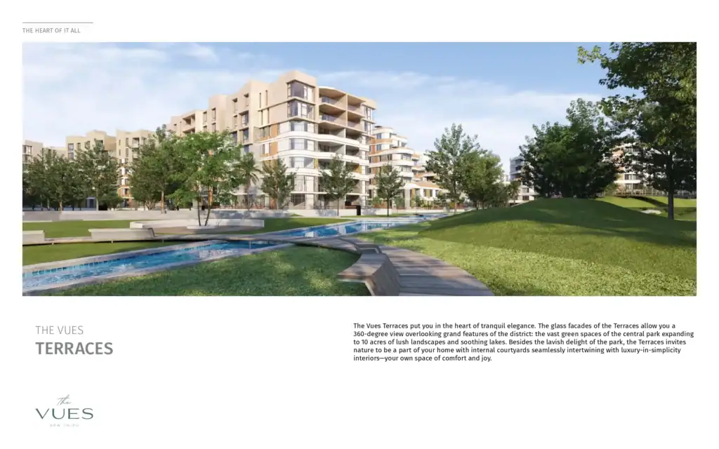 The Vues Terraces at Bloomfields Compound Mostakbal City The Vues Terraces at Bloomfields Compound Mostakbal City