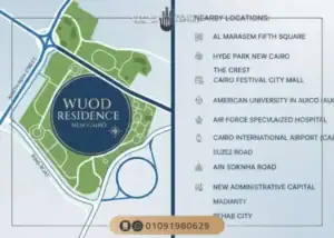 كمبوند ود ريزيدنس التجمع الخامس Wuud Residence بمقدم0%