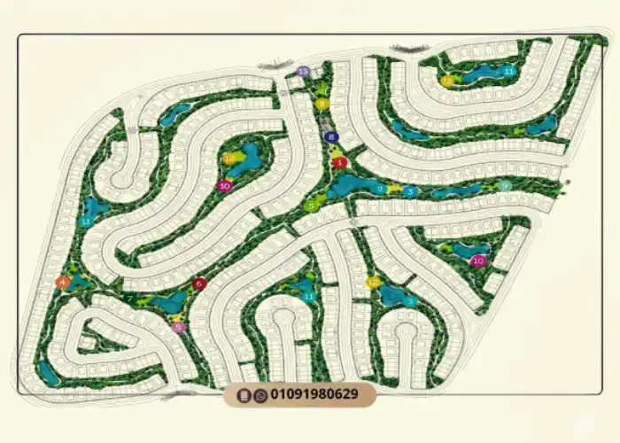 ماستر بلان مشروع كمبوند ذا فاليز