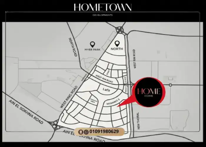 Home Residence New Cairo Location Map