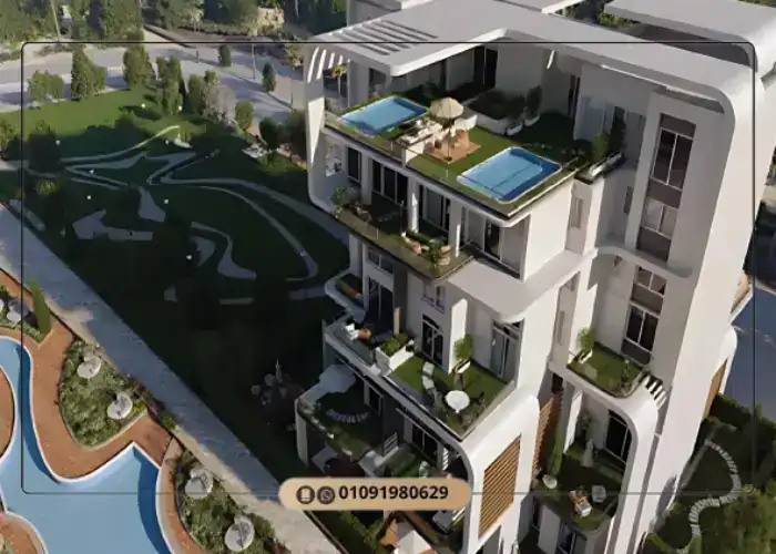 Alto Casa duplex units at Talah New Capital with private swimming pools and gardens