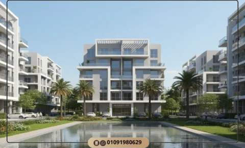 كمبوند وتر واي ايست التجمع السادس Waterway East بمقدم10%