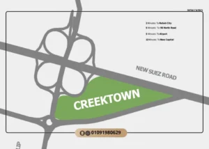 Creek Town New Cairo Al Kazar Developments 11% down payment