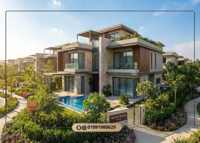 كمبوند هايد بارك تيراسيز التجمع الخامس | Hyde Park terraces 10 hyde park terraces compound