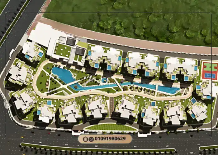 كمبوند سيرانو العاصمة الادارية من نيو بلان للتطوير العقاري