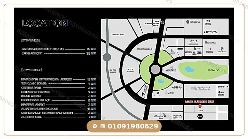 Larz Business Hub New Capital Location