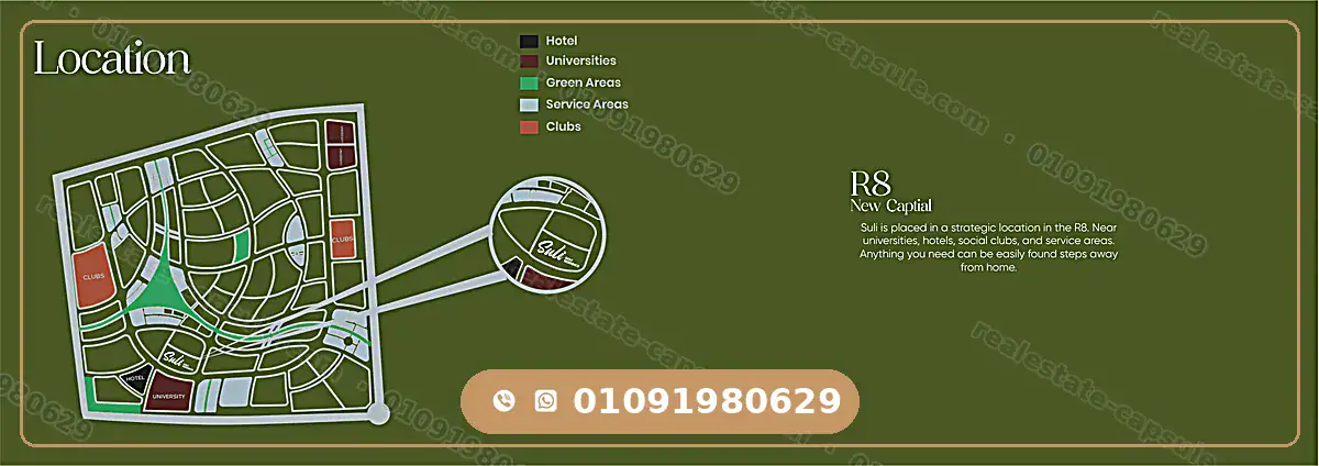 Suli Golf Residence Compound Location