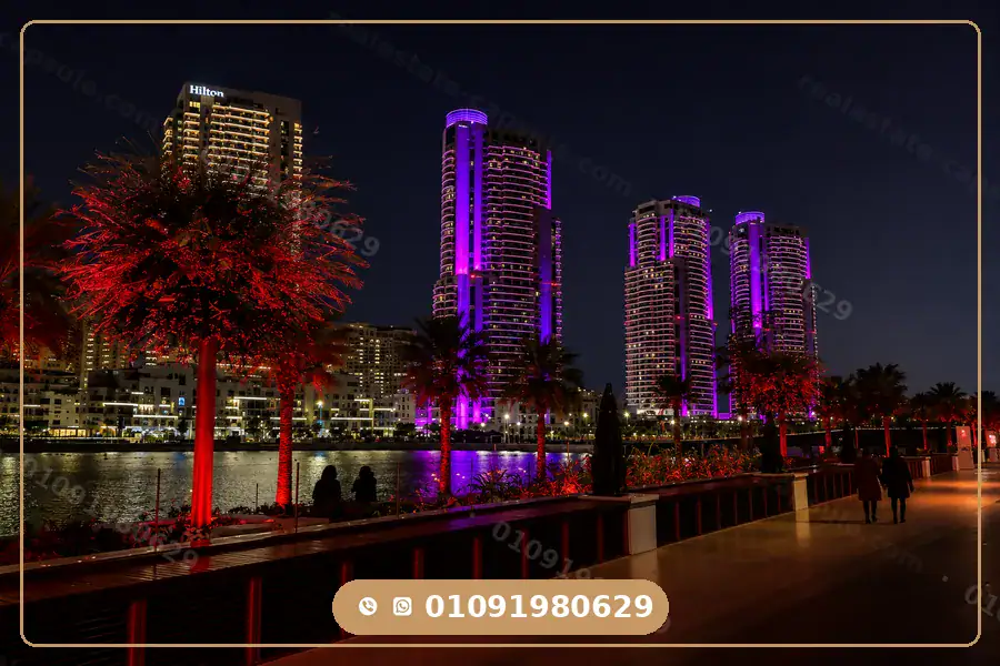 New Alamein City towers