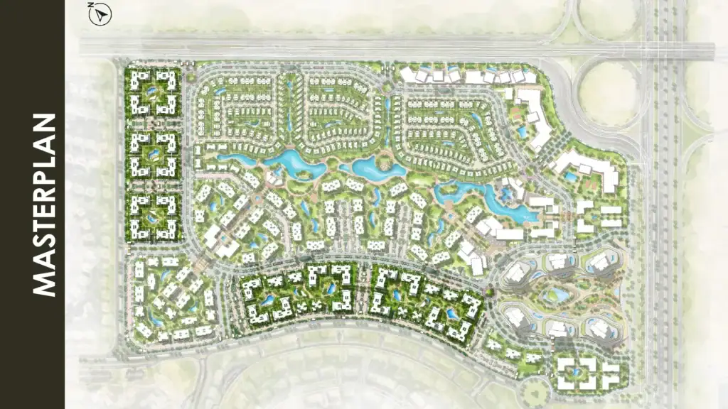 One Hyde Park Compound Master Plan in Fifth Settlement