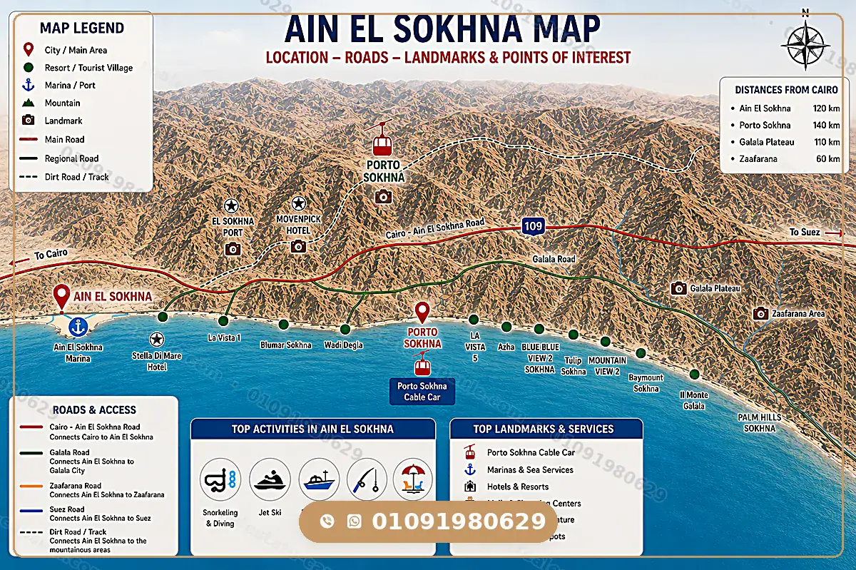 Ain Sokhna Map