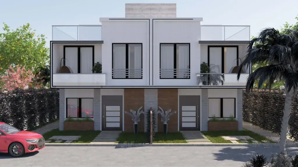 Twin house in Park Valley Nile compound