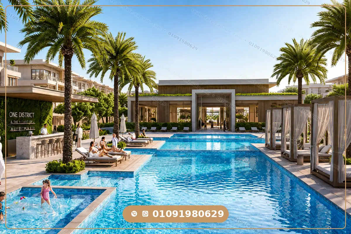 خدمات ومرافق كمبوند وان ديستريكت