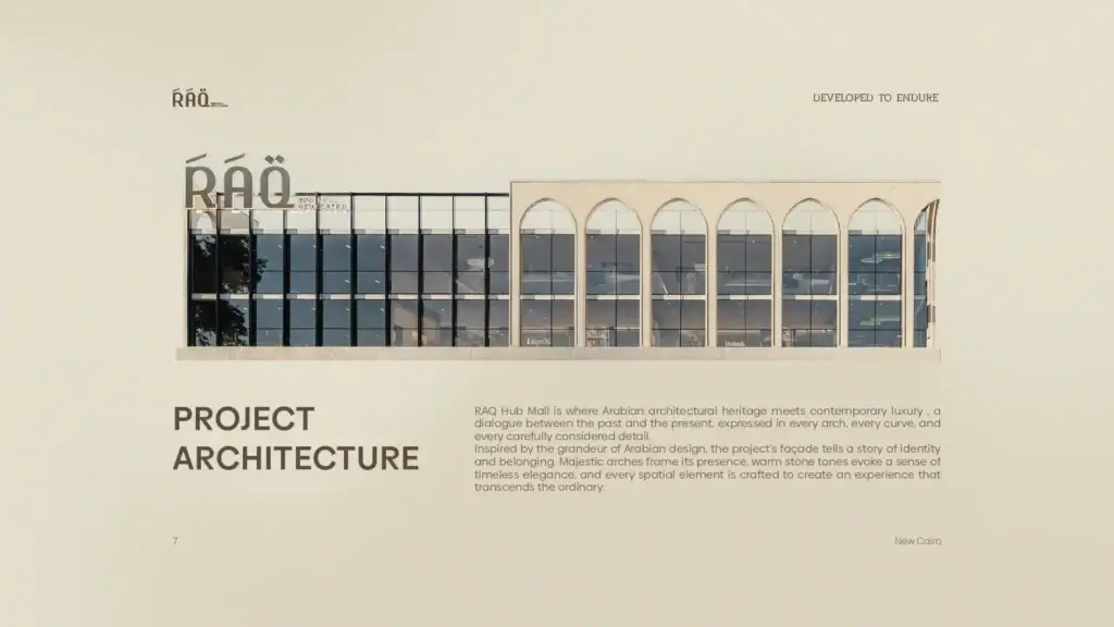 RAQ Mall Fifth Settlement Design