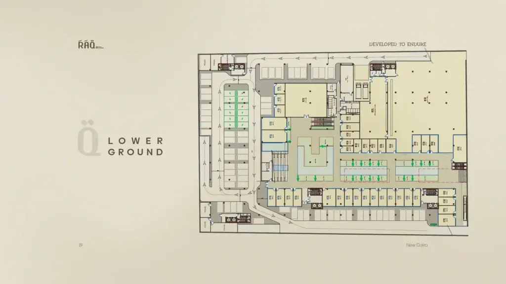 RAQ Mall New Cairo Master Plan (Lower Ground Floor)
