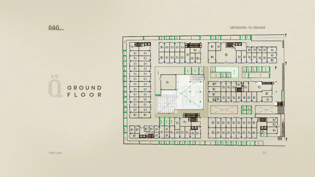 RAQ Mall New Cairo Master Plan (Ground Floor)