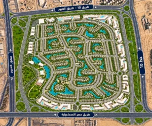 تفاصيل كمبوند ذا كيو جاردنز العبور The Que Gardens